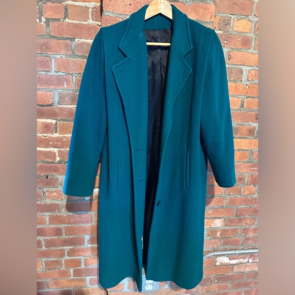 Green peacoat - Picture 1 of 2